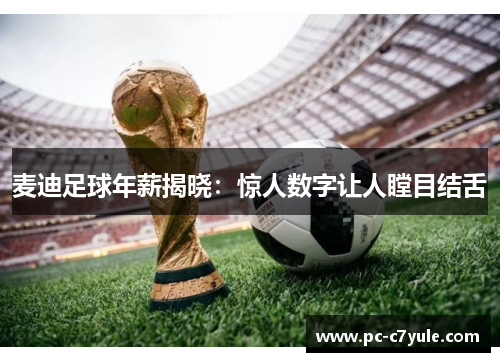 麦迪足球年薪揭晓：惊人数字让人瞠目结舌